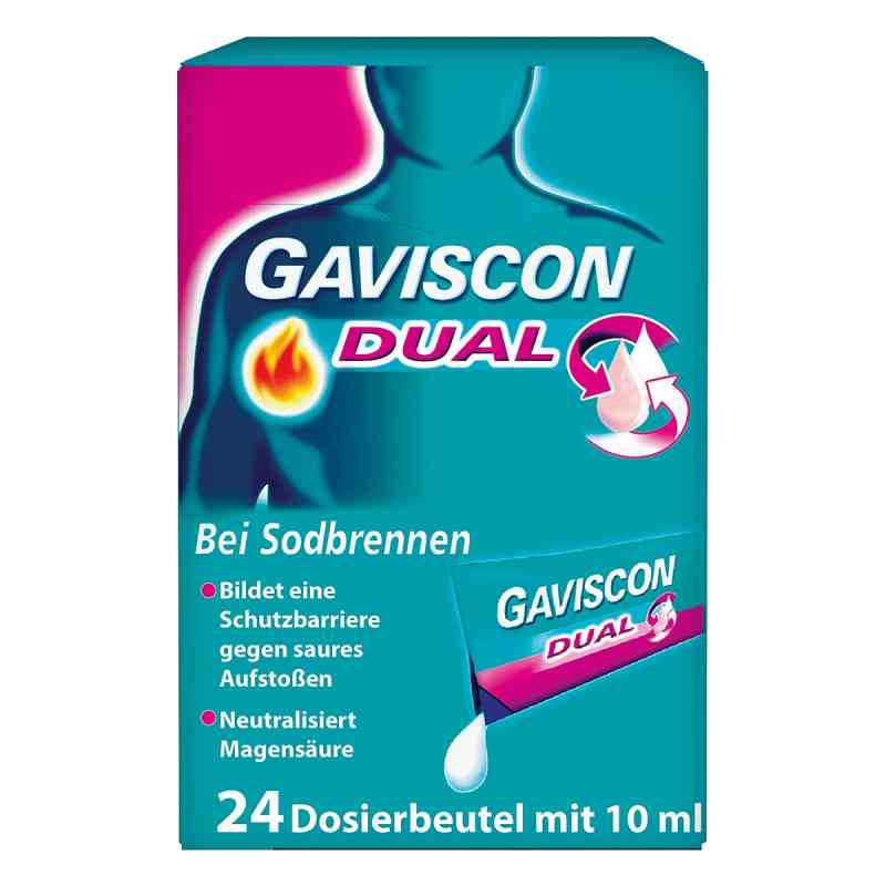Gaviscon Dual saszetki 24X10 ml od Reckitt Benckiser Deutschland Gm PZN 04363834