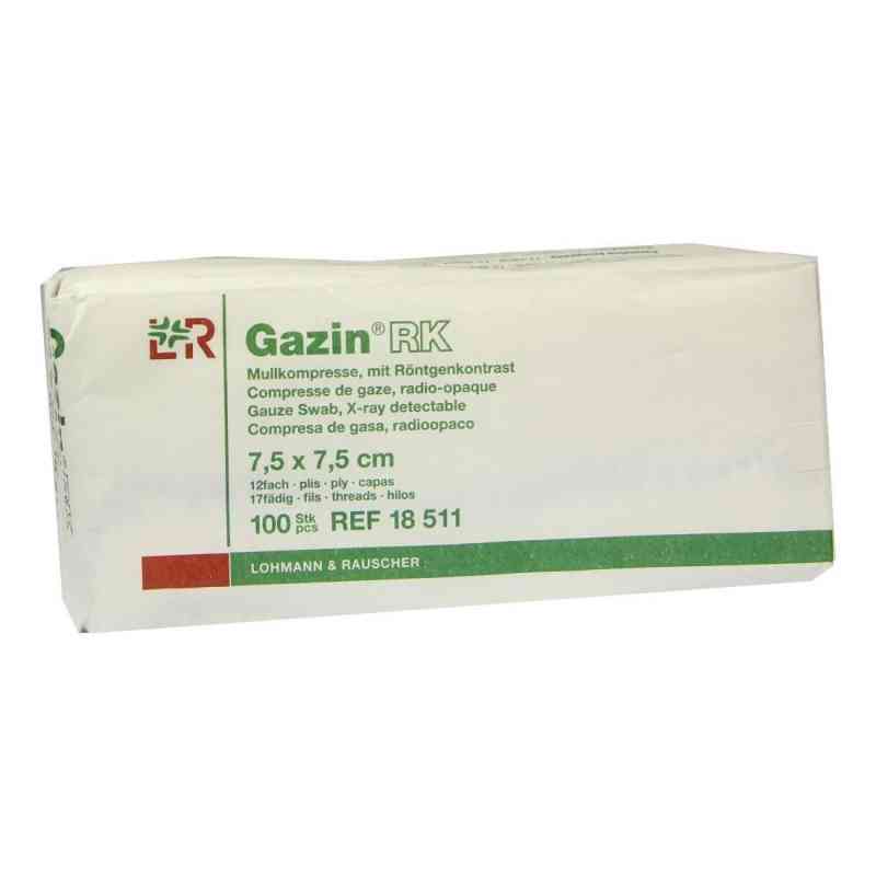 Gazin Kompressen 7,5x7,5cm 12fach unsteril m.RK 100 szt. od Lohmann & Rauscher GmbH & Co.KG PZN 03959476