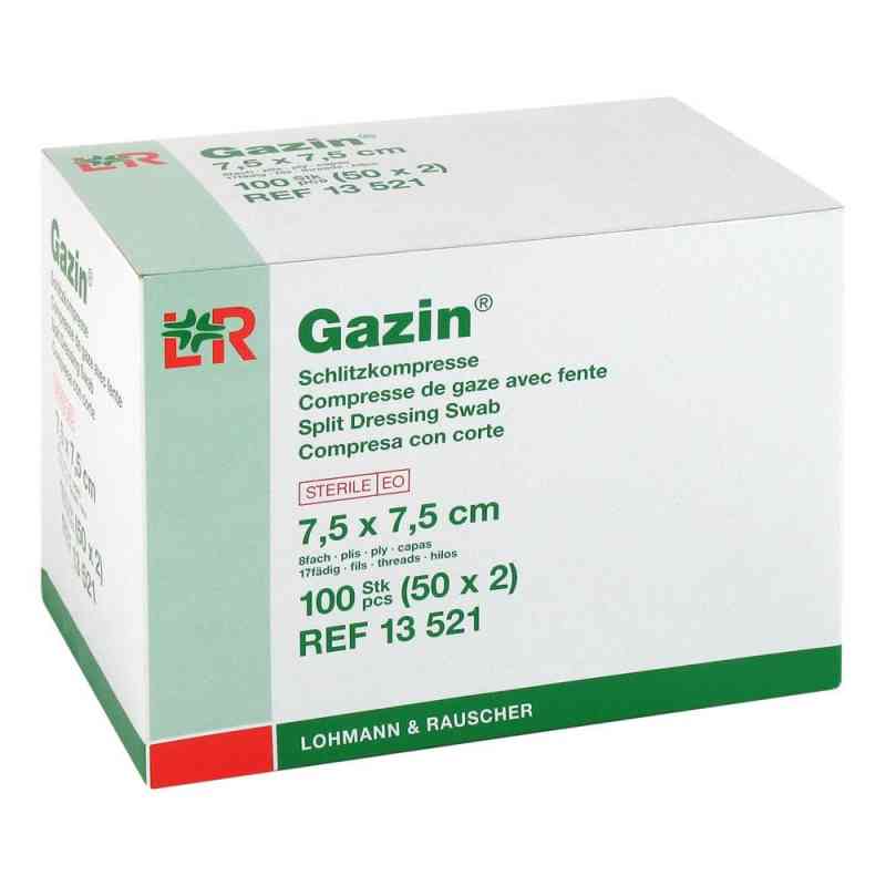 Gazin Schlitzkompressen 7,5x7,5cm 8fach steril 50X2 szt. od Lohmann & Rauscher GmbH & Co.KG PZN 01511731