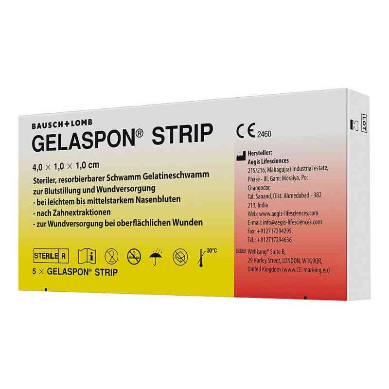 Gelaspon Strip 4x1x1 cm paski żelowe 5 szt. od Dr. Gerhard Mann PZN 00116211