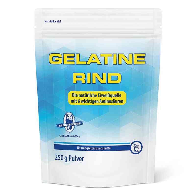 Gelatine Rind żelatyna proszek 250 g od Pharma Peter GmbH PZN 06197765