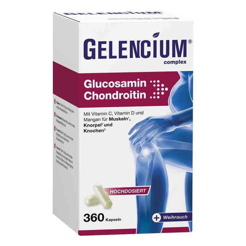 Gelencium® Glucosamin Chondroitin wysok. dawka. Witamina C kapsu 360 szt. od Heilpflanzenwohl GmbH PZN 19958786