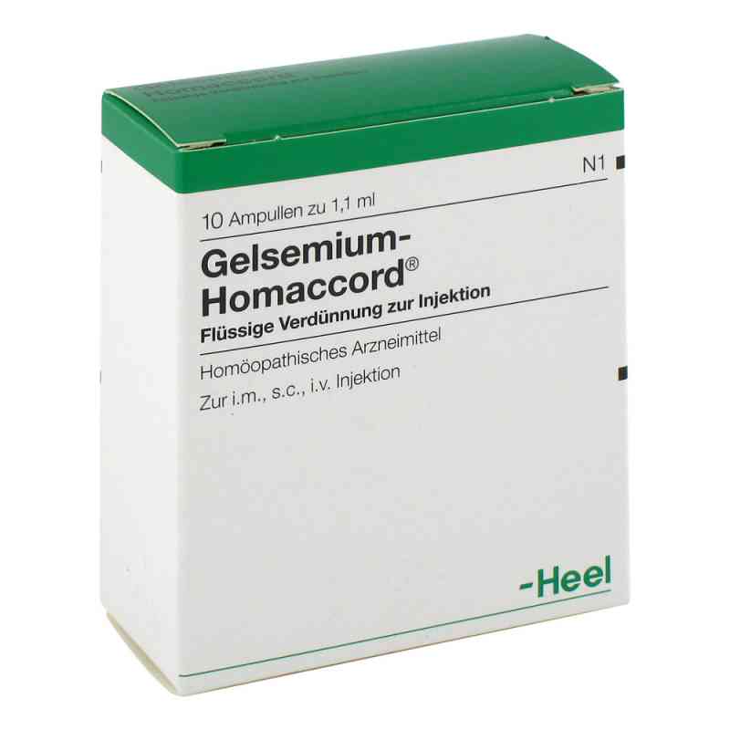 Gelsemium Homaccord ampułki 10 szt. od Biologische Heilmittel Heel GmbH PZN 00412961