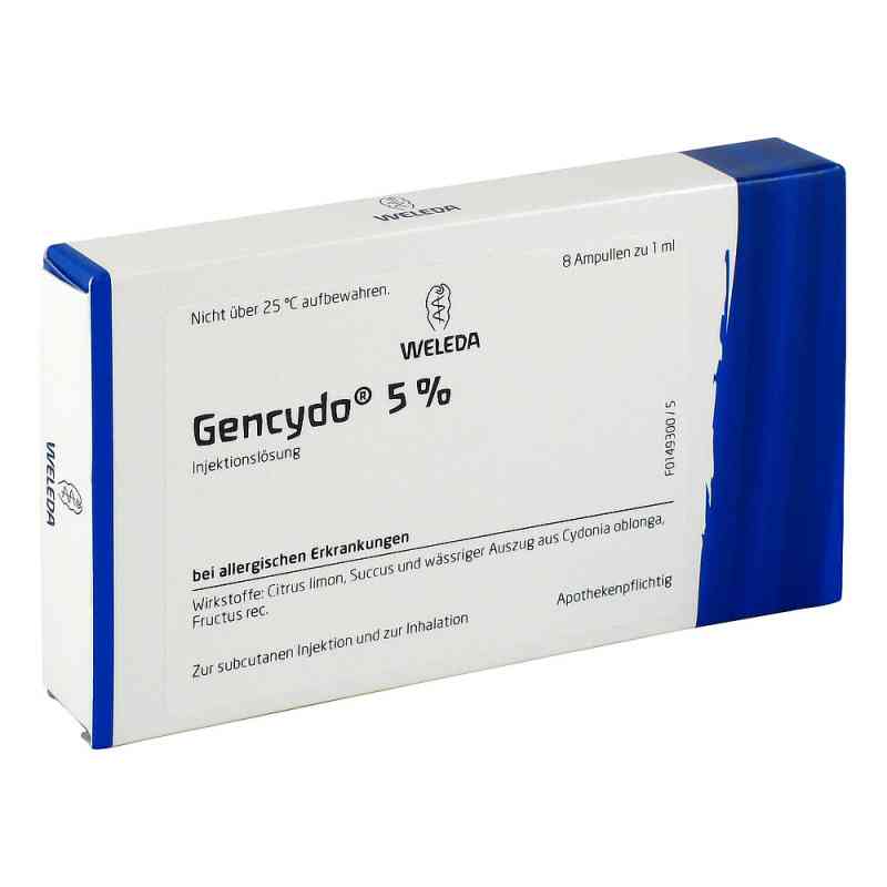 Gencydo 5% ampułki 8 szt. od WELEDA AG PZN 01622778