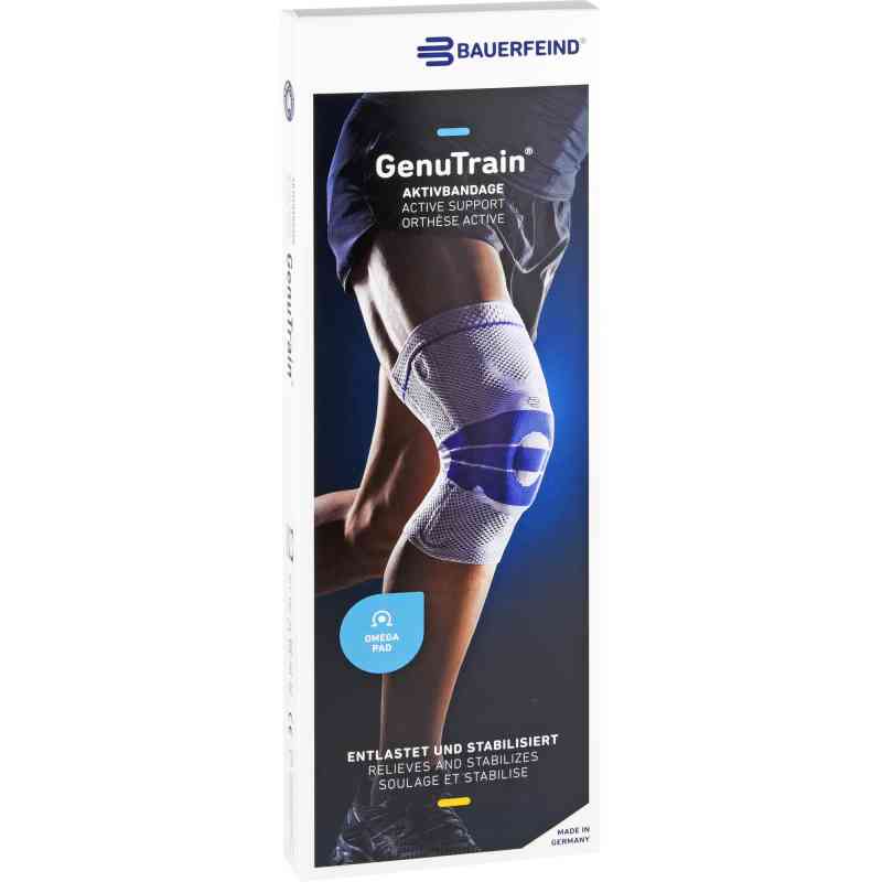 Genutrain Knieband.gr.7 schwarz 1 szt. od Bauerfeind AG / Orthopädie PZN 08407511