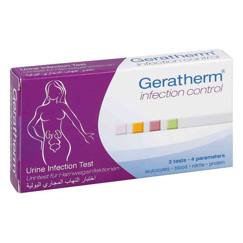 Geratherm infection control test na infekcję dróg moczowych 3 szt. od Geratherm Medical GERMANY GmbH PZN 09263043