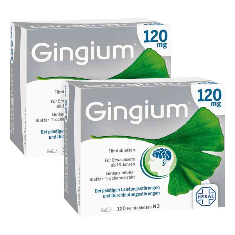 Gingium 120 mg Filmtabletten 2x120 szt. od Hexal AG PZN 08100848