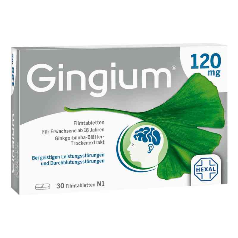 Gingium 120 mg Filmtabletten 30 szt. od Hexal AG PZN 14171165