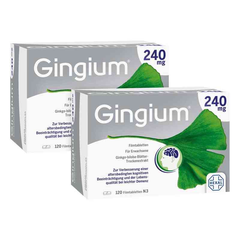 Gingium 240 mg Filmtabletten 2x120 szt. od Hexal AG PZN 08100849