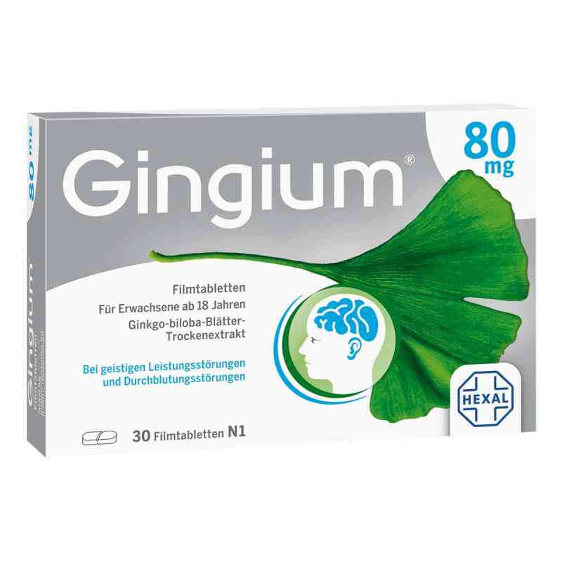 Gingium 80 mg tabletki powlekane 30 szt. od Hexal AG PZN 14171136