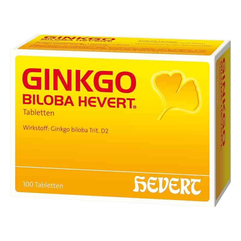 Ginkgo Biloba Hevert w tabletkach 100 szt. od Hevert-Arzneimittel GmbH & Co. KG PZN 03816162