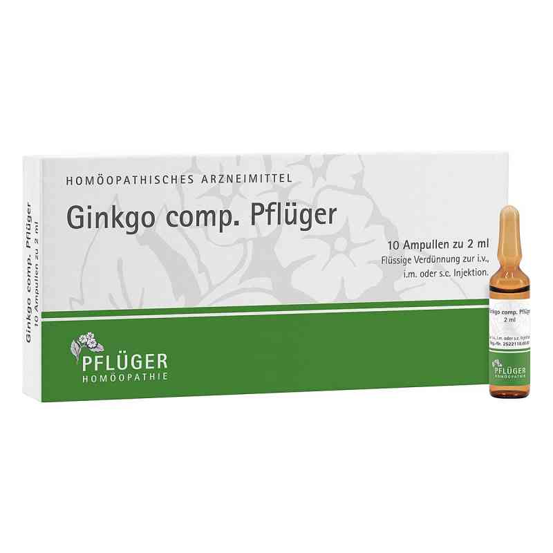 Ginkgo Comp. Pflueger Amp. 10 szt. od Homöopathisches Laboratorium Alexander Pflüger Gmb PZN 03064472