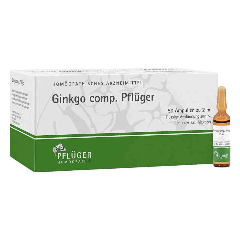 Ginkgo Comp. Pflueger ampułki 50 szt. od Homöopathisches Laboratorium Alexander Pflüger Gmb PZN 03064638