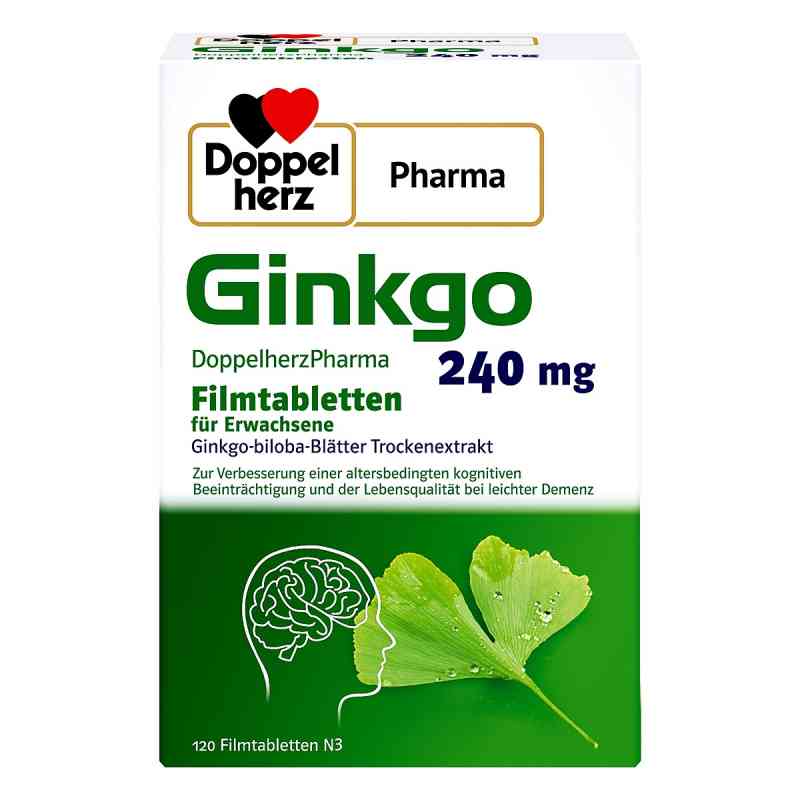 Ginkgo Doppelherzpharma 240 Mg Filmtabletten 120 szt. od Queisser Pharma GmbH & Co. KG PZN 18746125
