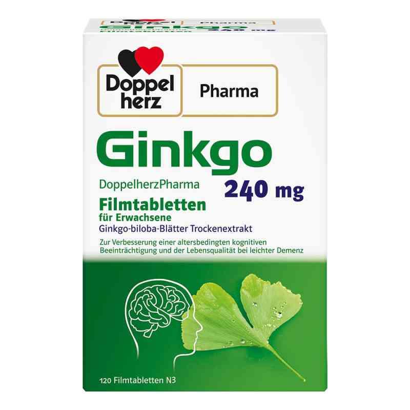 Ginkgo Doppelherzpharma 240 mg tabletki powlekane 120 szt. od Queisser Pharma GmbH & Co. KG PZN 18746125