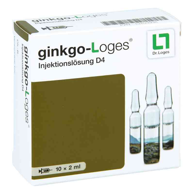 Ginkgo-loges Injektionslösung D 4 ampułki 10X2 ml od Dr. Loges + Co. GmbH PZN 13703938