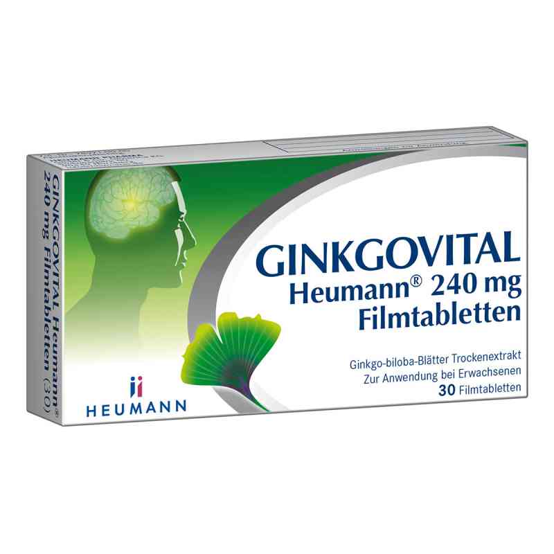 Ginkgovital Heumann 240 mg Filmtabletten 30 szt. od HEUMANN PHARMA GmbH & Co. Generi PZN 11526260