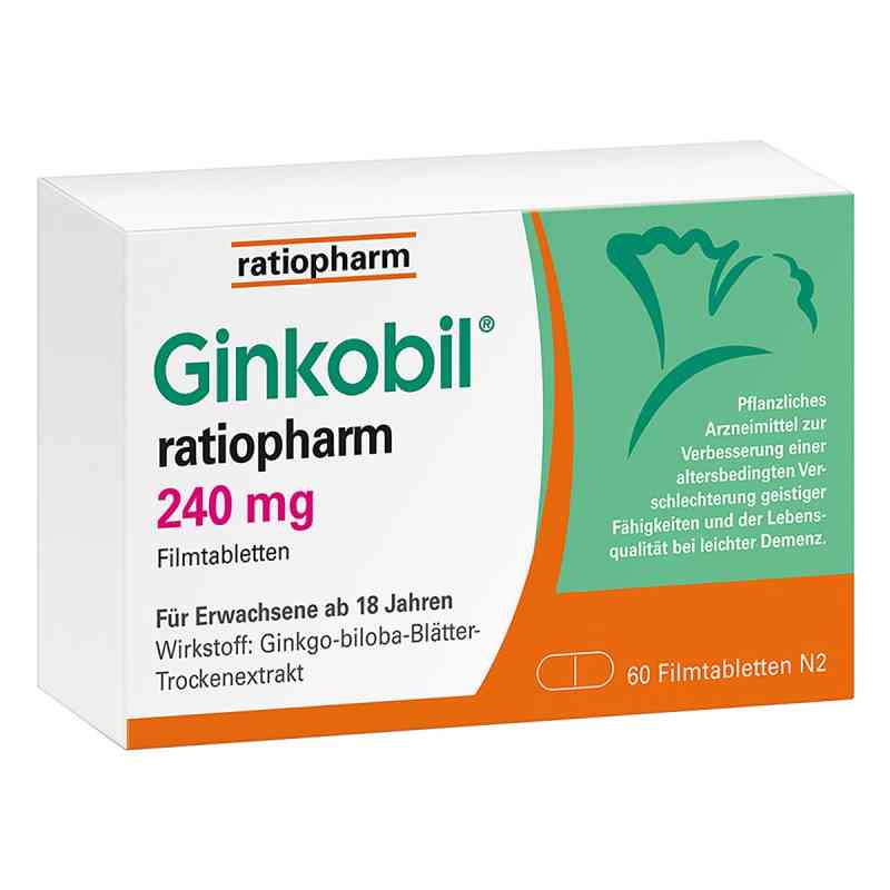 Ginkobil ratiopharm 240 mg tabletki powlekane 120 szt. od ratiopharm GmbH PZN 08864415