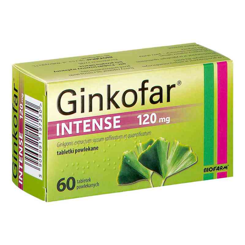 Ginkofar Intense tabletki 60  od BIOFARM SP.Z O.O. PZN 08301536