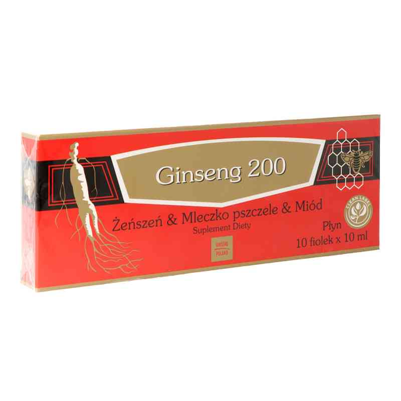 Ginseng 200 Żeń-szeń & mleczko pszczele 10 fiol. od CHINA HARBIN YEEKONG HERB INC. PZN 08301007