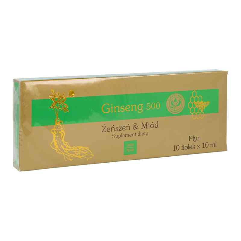 Ginseng 500 płyn 10ml fiolek 10 fiol. od CHINA HARBIN YEEKONG HERB INC. PZN 08300233