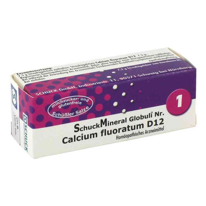 Globuli Schuckmineral 1 Calcium fluoratum D12 7.5 g od SCHUCK GmbH Arzneimittelfabrik PZN 00413216