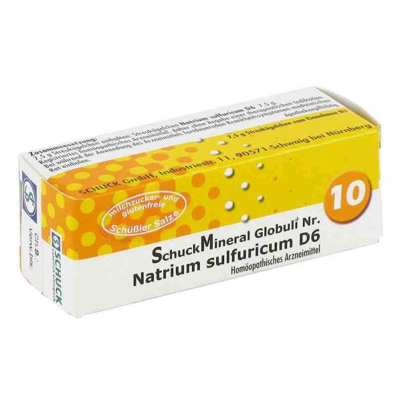 Globulki Schuckmineral 10 Natrium sulfuricum D6 7.5 g od SCHUCK GmbH Arzneimittelfabrik PZN 00425604