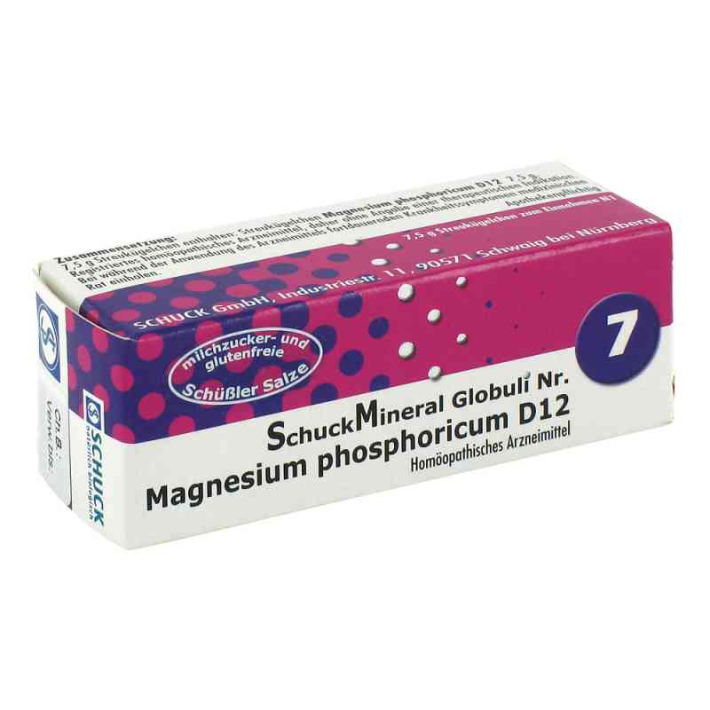 Globulki Schuckmineral 7 Magnez fosforanowy D12 7.5 g od SCHUCK GmbH Arzneimittelfabrik PZN 00425544