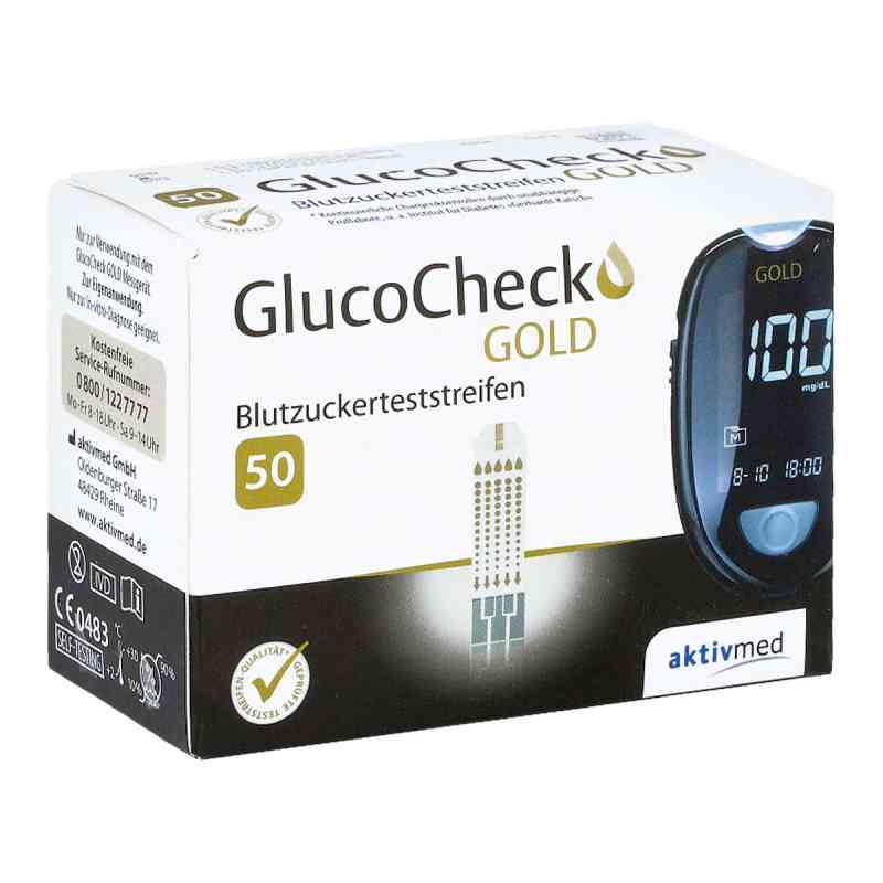 Gluco Check Gold paski testowe 50 szt. od Aktivmed GmbH PZN 11864933