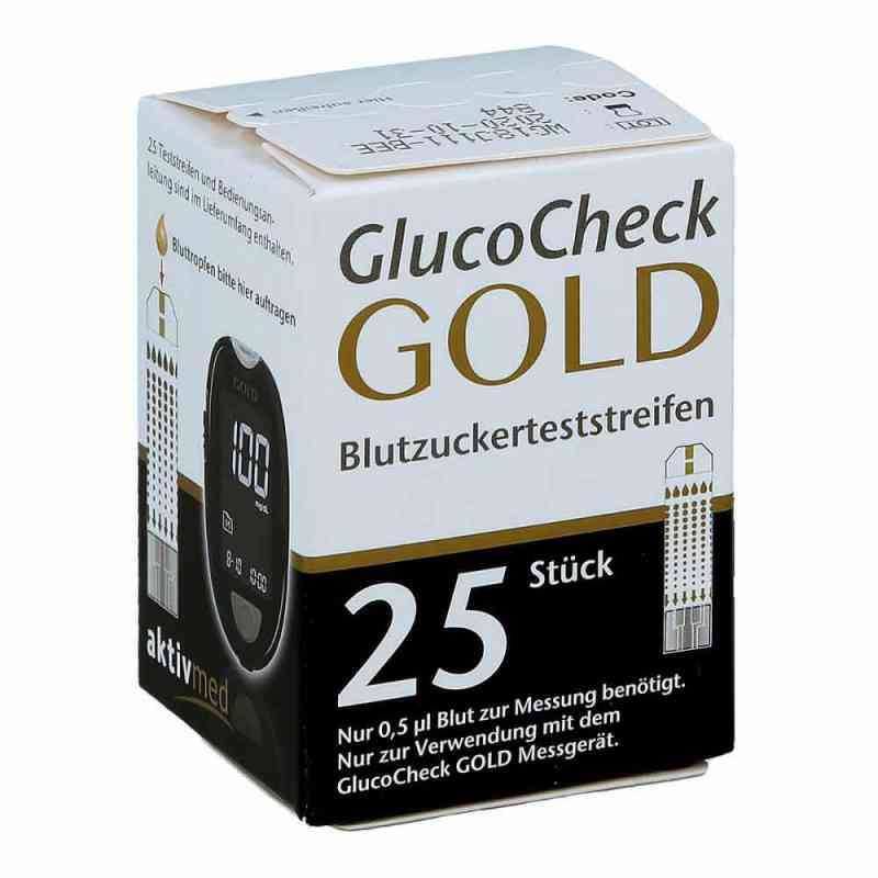Gluco Check Gold Paski testowe do pomiaru glukozy we krwi 25 szt. od Aktivmed GmbH PZN 11864956