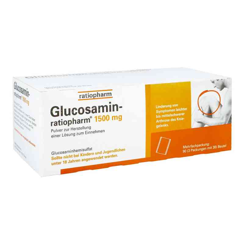 Glucosamin ratiopharm 1500 mg Beutel 90 szt. od ratiopharm GmbH PZN 06718678