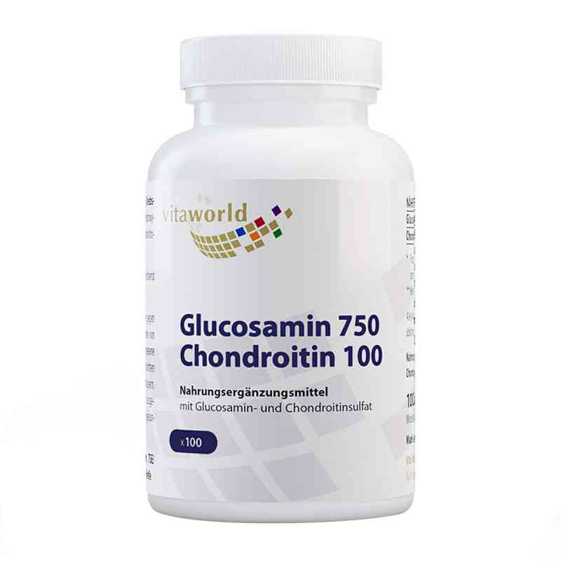 Glukozamina 750 mg+Chondroityna 100 mg Kapsułki 100 szt. od Vita World GmbH PZN 03296372