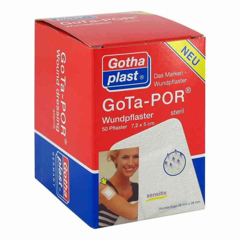 Gota-por plaster na rany 5x7,2 cm sterylny 50 szt. od Gothaplast GmbH PZN 04473273