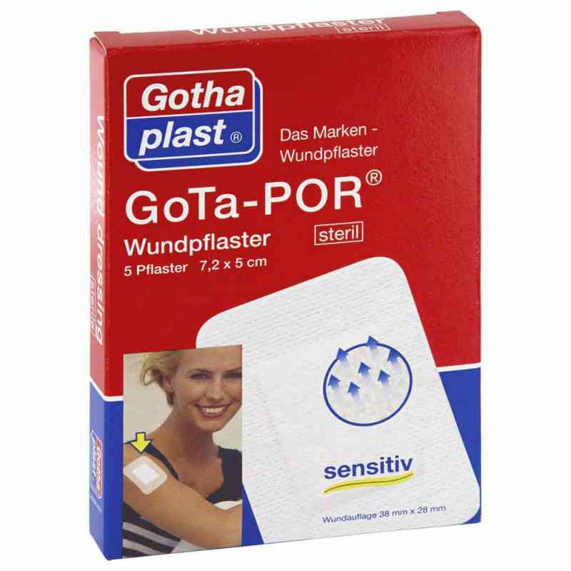 Gota Por plaster na rany 7,2x5cm jałowy 5 szt. od Gothaplast GmbH PZN 04473267