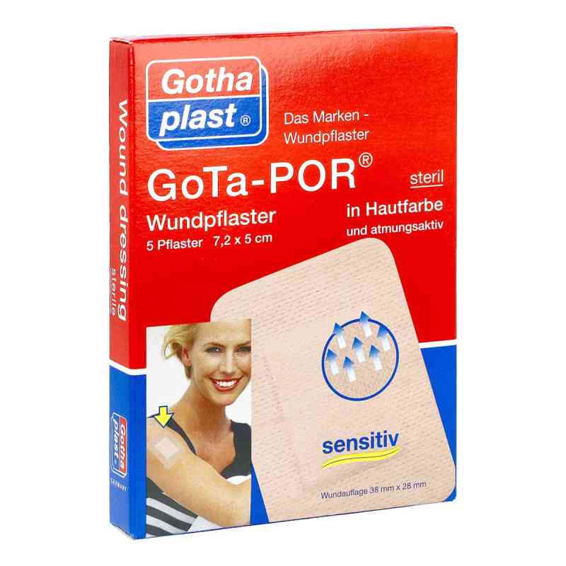 Gota-por Wundpflaster 5x7,2 cm steril hautfarben 5 szt. od Gothaplast GmbH PZN 11240339