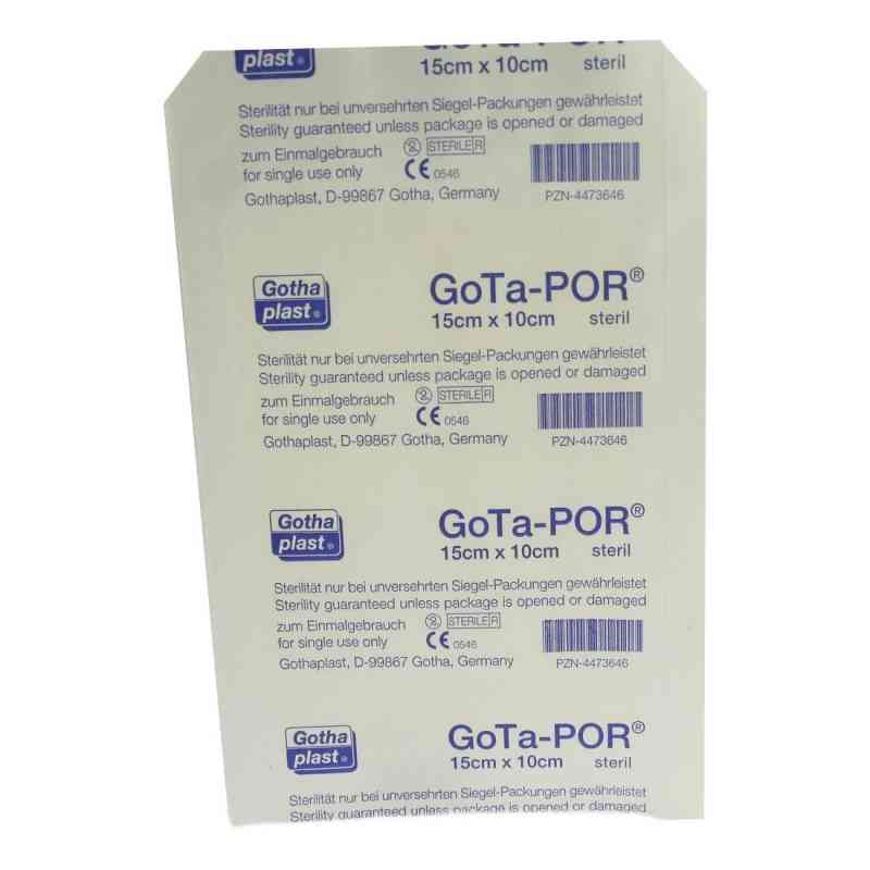 Gota Por Wundpflaster steril 100x150 mm 1 szt. od Gothaplast GmbH PZN 04473646