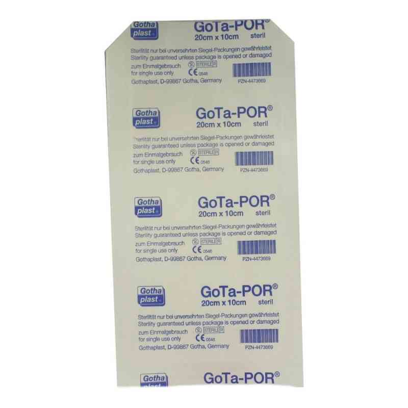 Gota Por Wundpflaster steril 100x200 mm 1 szt. od Gothaplast GmbH PZN 04473669