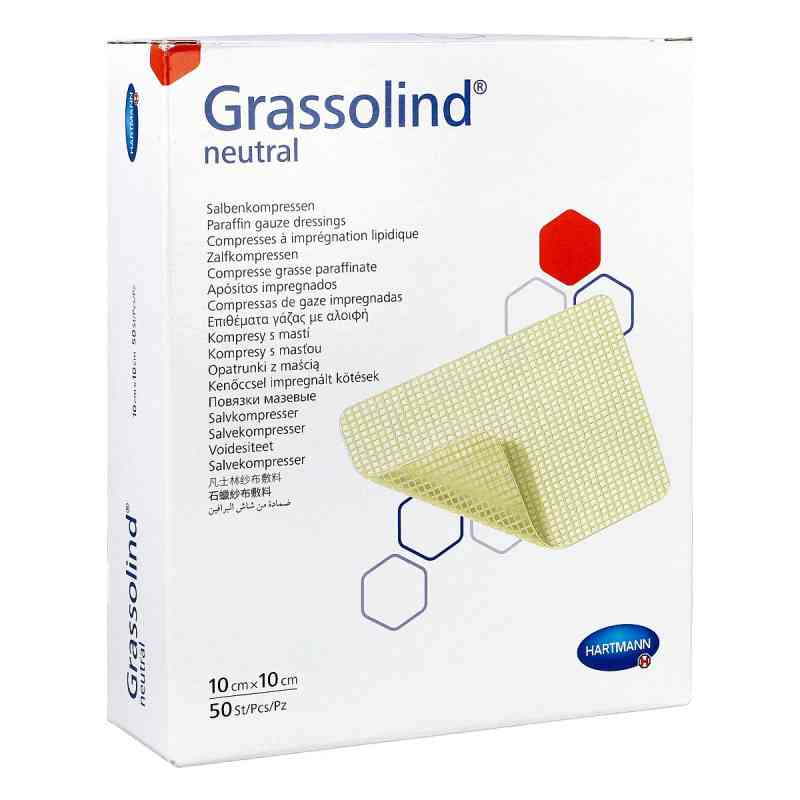 Grassolind Salbenkompressen 10x10cm steril 50 szt. od PAUL HARTMANN AG PZN 03245699