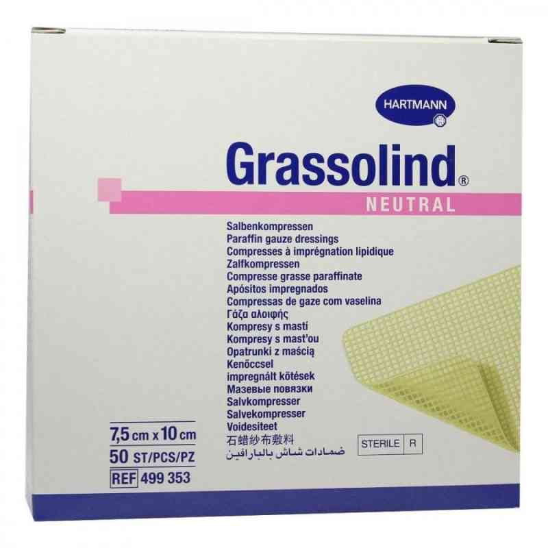 Grassolind Salbenkompressen 7,5x10cm steril 50 szt. od PAUL HARTMANN AG PZN 03245653