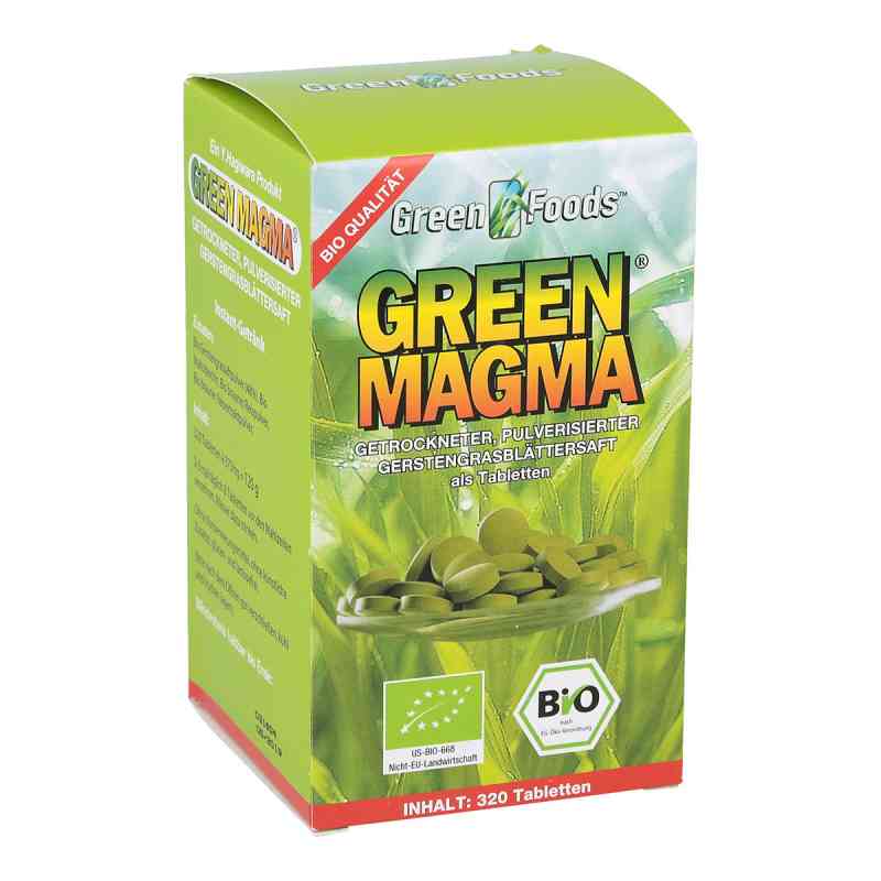 Green Magma Gerstengrasextrakt Tabl. 320 szt. od allcura Naturheilmittel GmbH PZN 06641160