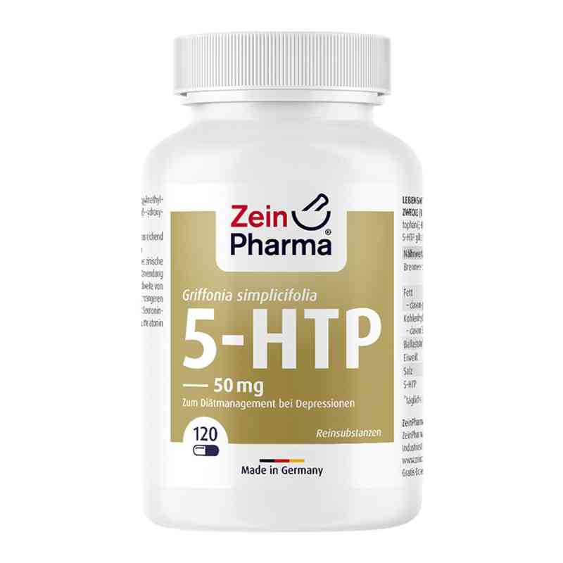 Griffonia 5 Htp 50 mg kapsułki 120 szt. od Zein Pharma - Germany GmbH PZN 08864711