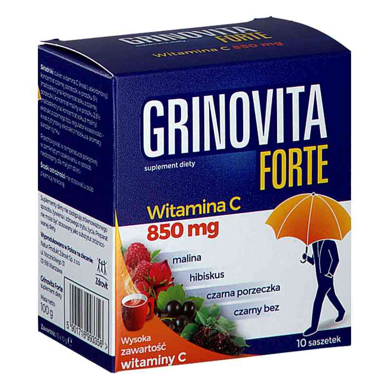 Grinovita FORTE saszetki 10  od N.P.ZDROVIT SP. Z O.O. PZN 08303164