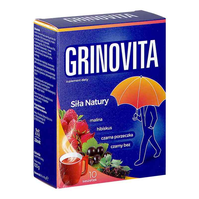 Grinovita saszetki 10  od N.P.ZDROVIT SP. Z O.O. PZN 08303167