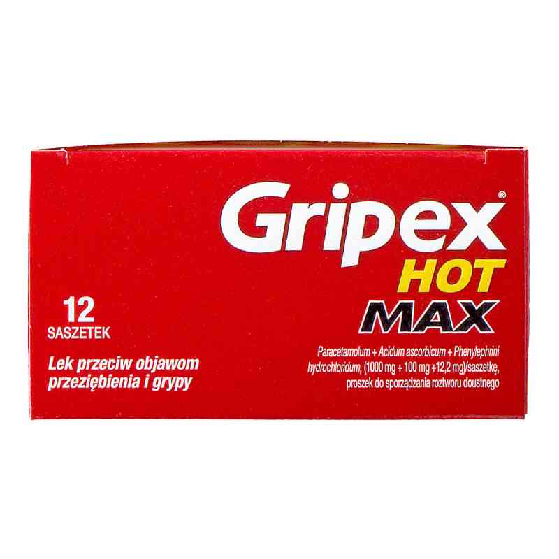 Gripex Hot Max HotActiv Forte Saszetki 12 Kup Online gripex-hot-max-hotactiv-forte-saszetki-12-kup-online