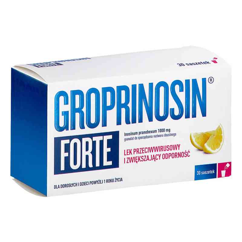 Groprinosin Forte saszetki 1000 mg 30  od GEDEON RICHTER POLSKA SP.Z O.O. PZN 08306010