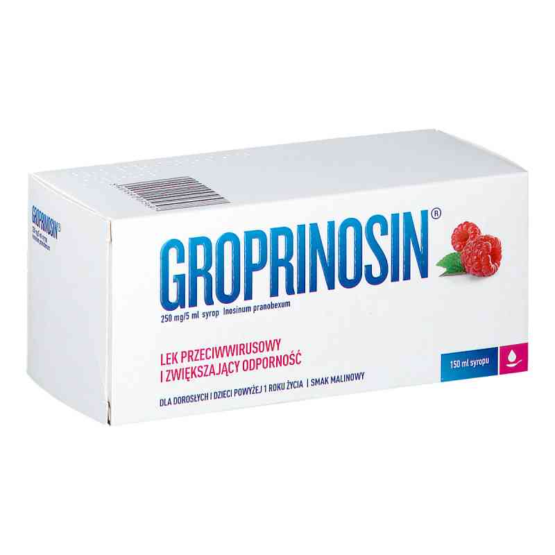 Groprinosin syrop 150 ml od GEDEON RICHTER POLSKA SP.Z O.O. PZN 08301281