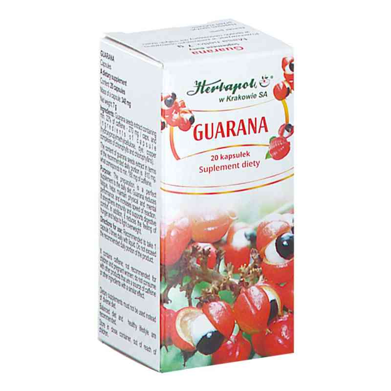 Guarana kapsułki 20  od KRAKOWSKIE ZAKŁADY ZIELARSKIE 
