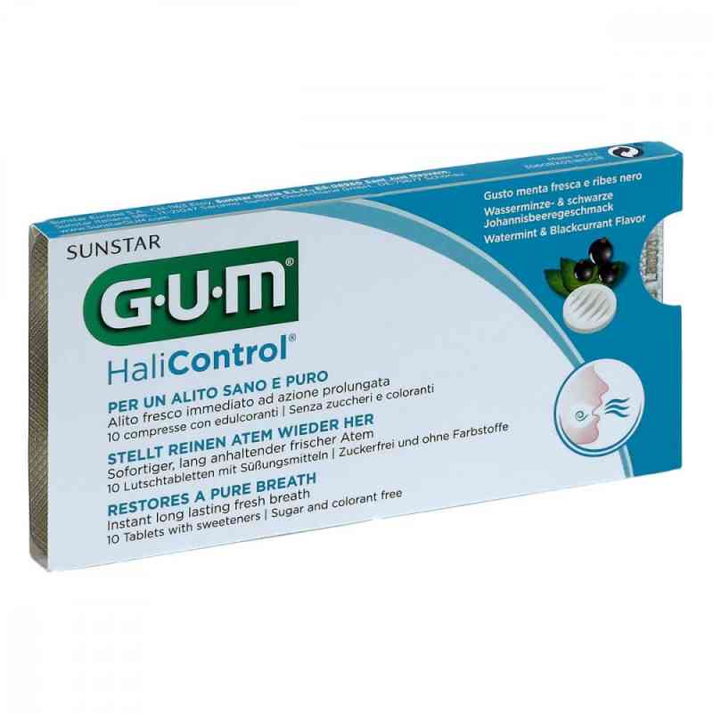 Gum Halicontrol, pastylki do ssania 10 szt. od Sunstar Deutschland GmbH PZN 09264166