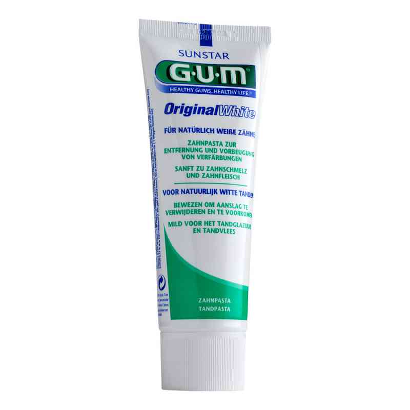 Gum Original White pasta do zębów 75 ml od Sunstar Deutschland GmbH PZN 04818536