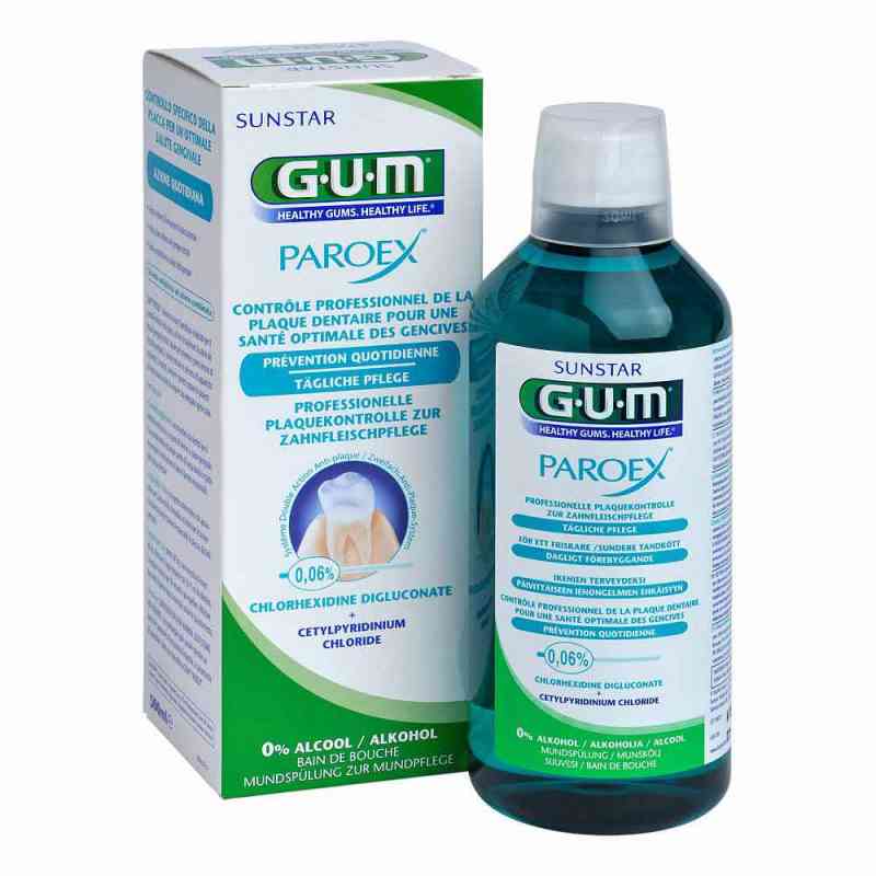 Gum Paroex Chlorhexidine 0,06% płyn do płukania 500 ml od Sunstar Deutschland GmbH PZN 00195883